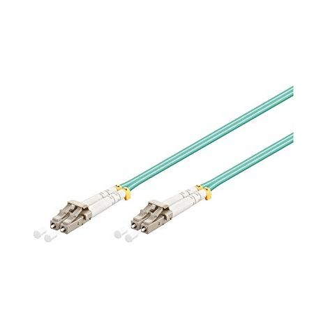 Goobay LC-LC OM3 Cavo a fibre ottiche e InfiniBand   0,5 m Turchese (1/2)