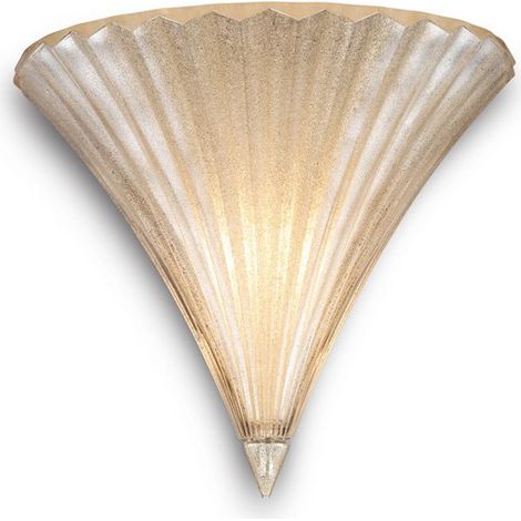 Applique Classica Santa Vetro Oro 1 Luce E14 Small