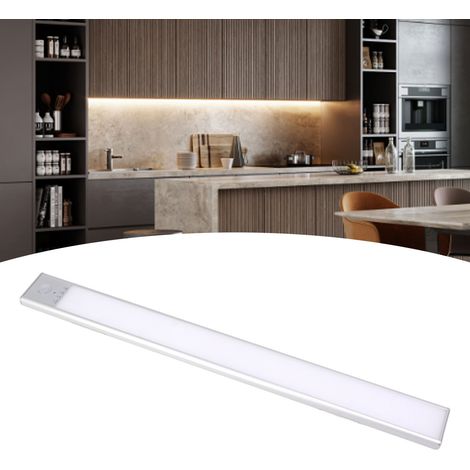 Lampe de placard à détecteur de mouvement LED, éclairage sans fil pour comptoir/placard, veilleuse de cuisine rechargeable par USB, lampe de penderie LED, lampe de placard/placard, 40 cm. (1/5)