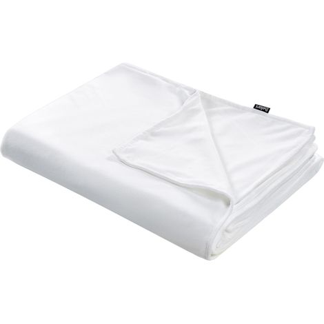Bezug für Gewichtsdecke 600 RHEA 100 x 150 cm Weiß