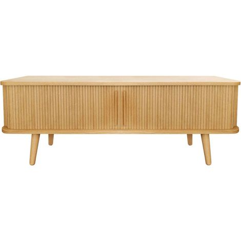 Meuble TV Design "Rove" 138cm Chêne (1/5)