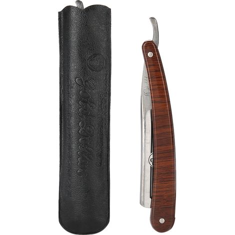Ciseau à barbe pliable professionnel en acier inoxydable, tondeuse à cheveux, rasoir de coiffure pour coupe de précision, outil de rasage et d'épilation (1/5)
