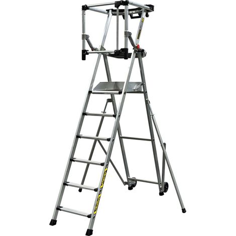 CENTAURE Plate-forme individuelle roulante 6 marches à hauteur fixe - sans stabilisateur - MASTERGUARD (1/4)