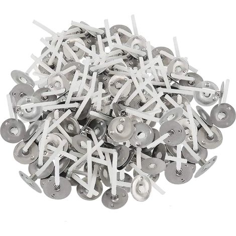(500 Pièces) Mèches de Bougie avec Support Mèche de Bougie Coton Mèche pour Bougie Mèches en Coton Ciré pour la Fabrication de Bougies Bricolage