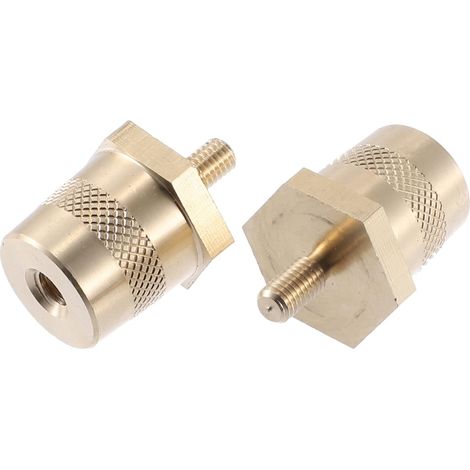 Connecteurs De Borne De Batterie Laitonné Pour Voiture Matière: Laiton, Fer, Usage: Bateau, Taille: 23X31mm, Filetage: M6 Interne, M5 Externe, Diamètre: 18.9mm/17.8mm (1/5)