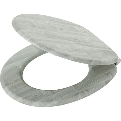 Tiger Titan Abattant WC - avec couvercle - MDF - Gris (1/5)