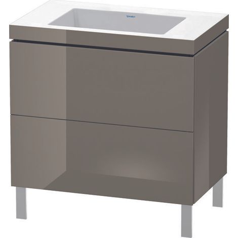 Duravit lavabo pour meuble en L-Cube avec socle sur pied, 80x48 (1/5)