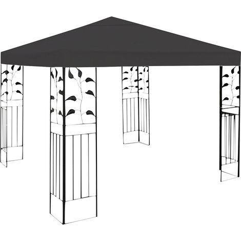 SWANEW Tetto di ricambio 3x3M con uscita camino Tetto del padiglione impermeabile Telo per tenda da festa