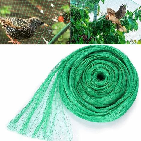 Green bird netting to protect plants, 210m² (2 pieces) (1/5)