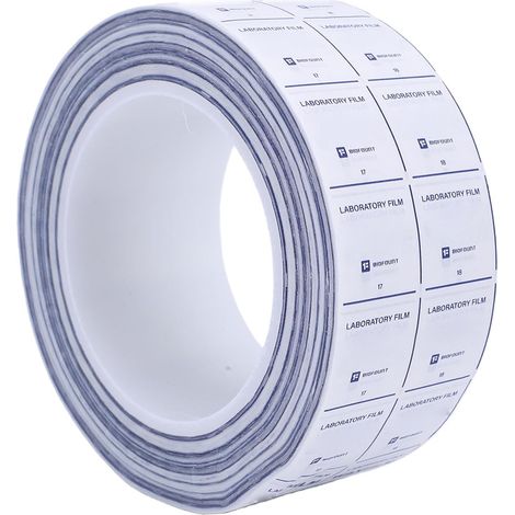 Film d'étanchéité de Laboratoire, Film de Laboratoire en Plastique, Extensible Auto-adhésif à Forte Adhérence, Idéal pour les Béchers, les Tubes à Essai et les Boîtes de Pétri, 5 Cm X 38 M (1/5)