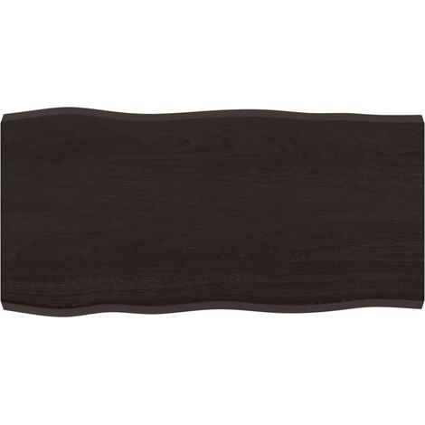 Dessus de table  Dessus de bureau  Plateau de table bois massif traité bordure assortie