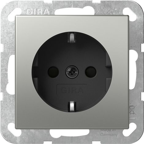 Gira SCHUKO SH SYSTEM 55 EDELSTAHL (4453600 SYSTEM 55) (1/5)