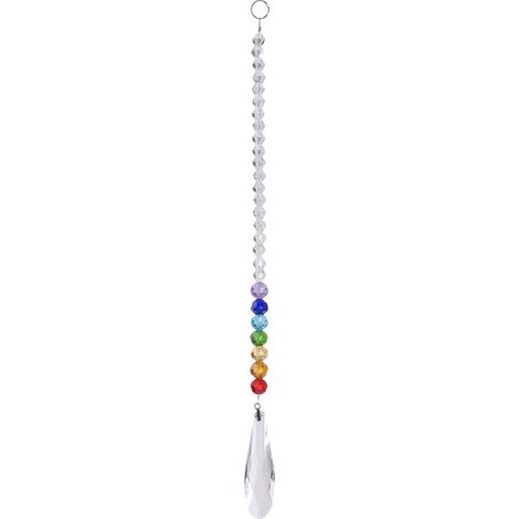 Boule Cristal - Suspension Décorative à Perles Colorées - Pour Fenêtre Jardin Bureau Voiture - 9,1 Pouces - 30 mm (1/5)