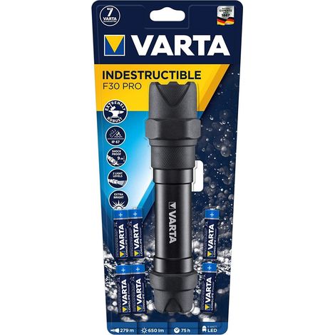 INDESTRUCTIBLE F30 PRO Negro Linterna de mano LED
