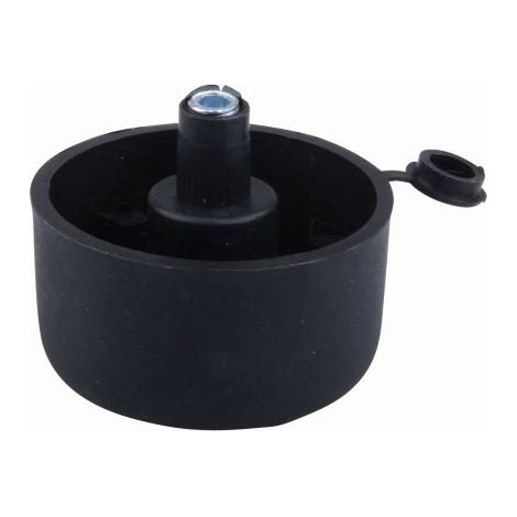 Pata de mueble deslizante con ajuste de altura, 27 mm, color negro SANS MARQUE