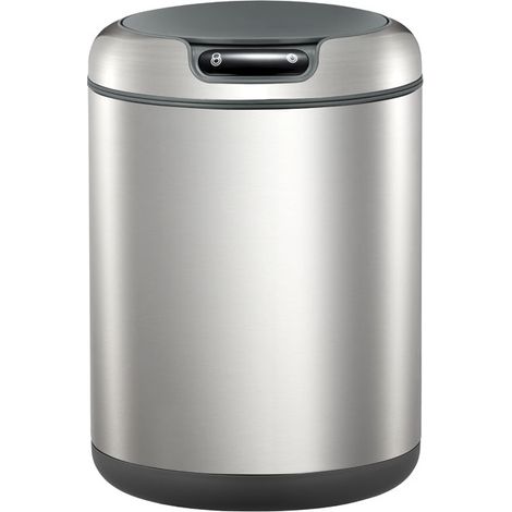 EKO - Poubelle à capteur Galleria 9 litres - Stainless steel Plastic  - inox mat (1/5)