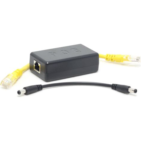 2.5G Gigabit Active PoE Splitter 12V 2A 24W DC 5.5x2.1mm Ethernet 802.3AT (1/5)