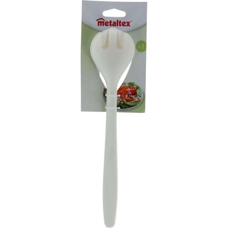 Couverts à Salade En Plastique 28 Cm - Metaltex