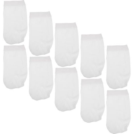 Lot de 10 écumeurs de piscine, sacs filtrants souples pour déchets de piscine (1/5)