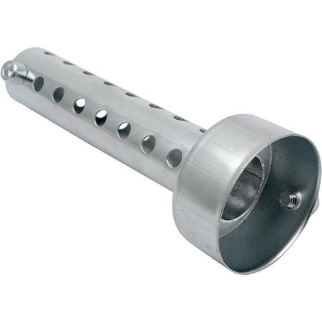 Silencieux d'échappement pour moto, chicane DB Killer 60 mm, silencieux d'échappement universel, silencieux amovible, argent, 1 pièce (1/5)