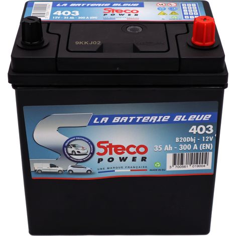 Batterie 12V 35Ah 300A 196x134x226 mm stecopower - 403