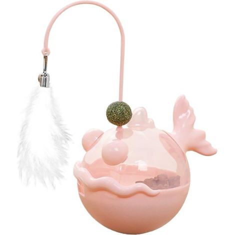 Distributeur de nourriture pour chat - Jeu n° 1, bleu, standard, anti-ennui et stimulation mentale, jouet pour chat (aucun) (1/5)
