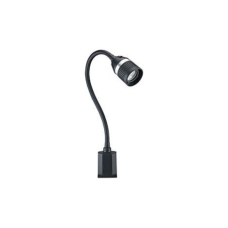 Foco LED de brazo flexible IP20  modelo LED de 3 x 1,5 W  con
