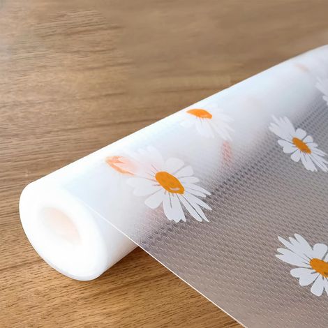 Revêtement d'étagère et de tiroir pour armoires de cuisine, antidérapant, épais, imperméable, tapis avec motif tendance pour commode, placard (1/5)