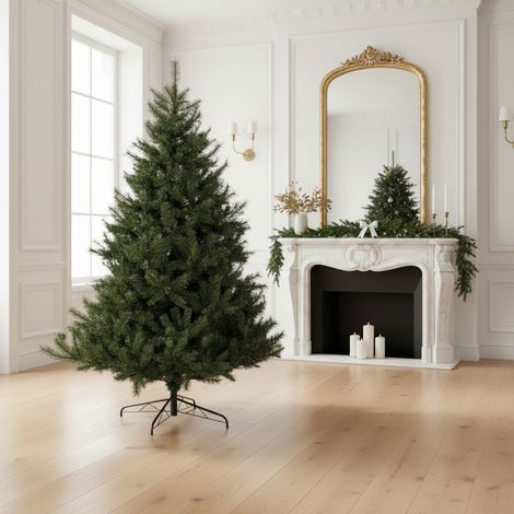 Albero di Natale, pino "Sanford" in PE Effetto Real Touch + PVC di Altissima qualità -240 cm (1/5)