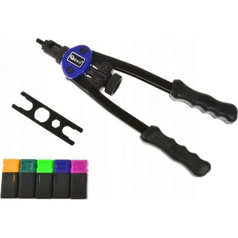 Riveteuse geko premium 5 têtes interchangeables 33 cm (1/3)