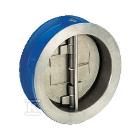 CLAPET DOUBLE BATTANT SOCLA 895, CORPS FONTE, BATTANTS INOX, JOINT EPDM, DN 150 149B3005