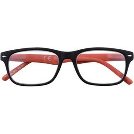 1PZ OCCHIALE LETTURA MONTATURA POLICARBONATO NERO/ROSSO B3  - diottrie +3,0 - 31Z-B3-ORA300