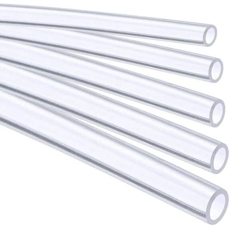 Hochwertiger, flexibler Silikonschlauch, 14 mm Innendurchmesser x 18 mm Außendurchmesser, 2 mm Wandstärke, 5 Meter lang, transparenter Wasserschlauch. Hitzebeständig und formstabil.