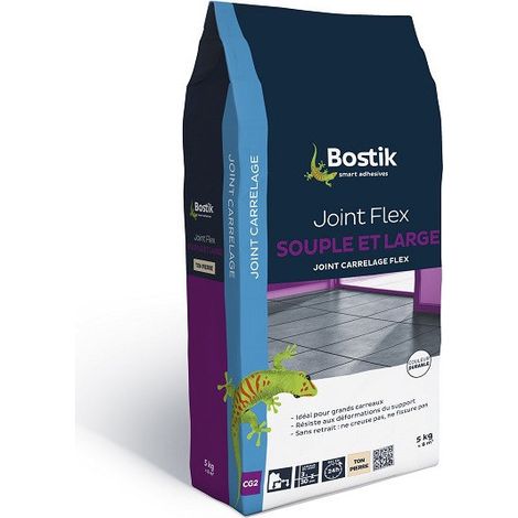 Fliesenfuge bostik breit flexibel grau 5 kg
