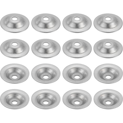 16 Pcs M5 Rondelles Inox 1.5x30mm Acier Inoxydable 304 Rondelle d'Arbre pour Meuleuse d'Établi, Polisseuse à Brosse Métallique, Argenté (1/5)