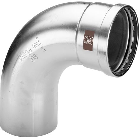 Courbure à 90 degrés avec SC Temponox XL 1716.1XL en acier inoxydable de 108,0 mm