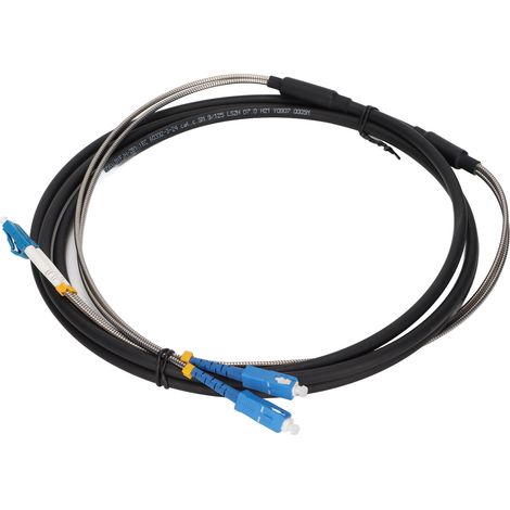 Câble Fibre Optique 3m SC-LC Monomode Blindé pour Réseau Ethernet et Data Center