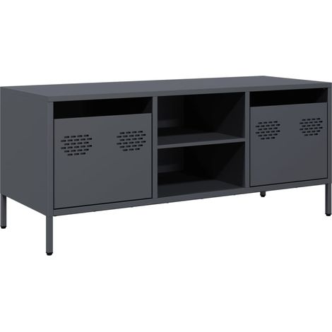 Maison Exclusive - TV-Schrank Anthrazit 101,5x39x43,5 cm Kaltgewa