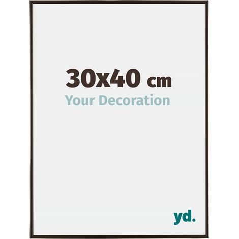 yd. - Cadre photo 30x40 - Anthracite - Plastique - Evry (1/5)