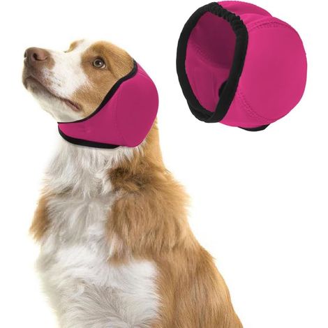 Protège-oreilles pour chien, bonnet de bain imperméable, casque réglable,(adapté pour la douche, pour garder au chaud et pour la natation, taille S) (1/5)