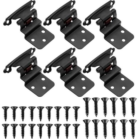 Bisagra de resorte oculta, duradera y silenciosa, para puertas y cajones. Bisagras de metal macizo.
