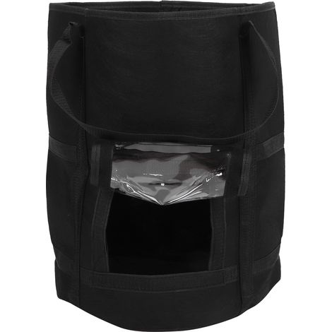 Sacs de culture pour plantes, légumes, pommes de terre, conteneur de plantation en tissu, pot de fleurs, outil de jardinage, noir, 35 x 45 cm, 43 L/10 gallons (1/5)