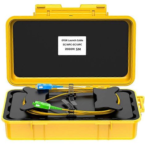 Glasfaserringe zur Totzoneneliminierung bei OTDR, 2 km SC/APC-SC/UPC Glasfaser-OTDR-Startkabelbox (1/5)