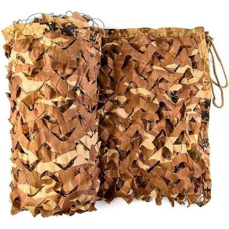 4x5 meters, rectangular camouflage mesh shade sail, camouflage design (1/4)