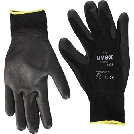 UVEX 60248 11 UNIPUR 6639 GANTS DE SÉCURITÉ, TAILLE: 11, NOIR
