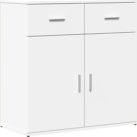 Aparador de madera de ingeniería blanco 79x38x80 cm vidaXL