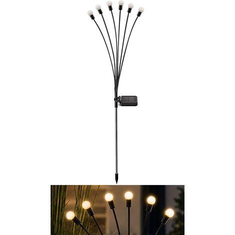 Lampe Strend Pro Garden Firefly, Solar, 6x LED, Edelstahl, 72 cm (1/2)