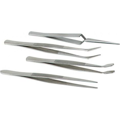 4 x Pinces brucelle (1/2)