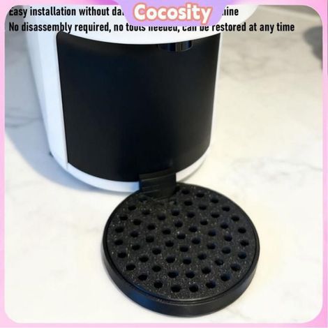Plateau de récupération pour machine à café Vertuo Pop - Plateau en PLA pour comptoir, dessous de tasse et anti-gouttes pour machine (1/4)