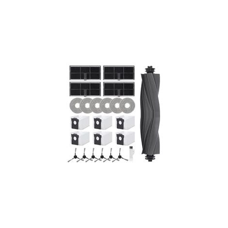Kit d’accessoires 24 pièces pour robot aspirateur MOVA E30 Ultra/pour Dreame L10s Ultra Gen 2 / L10s Pro Ultra Heat / X30 Ultra, 6 sacs à poussière, 6 serpillières, 4 filtres, 6 brosses latérales (1/5)